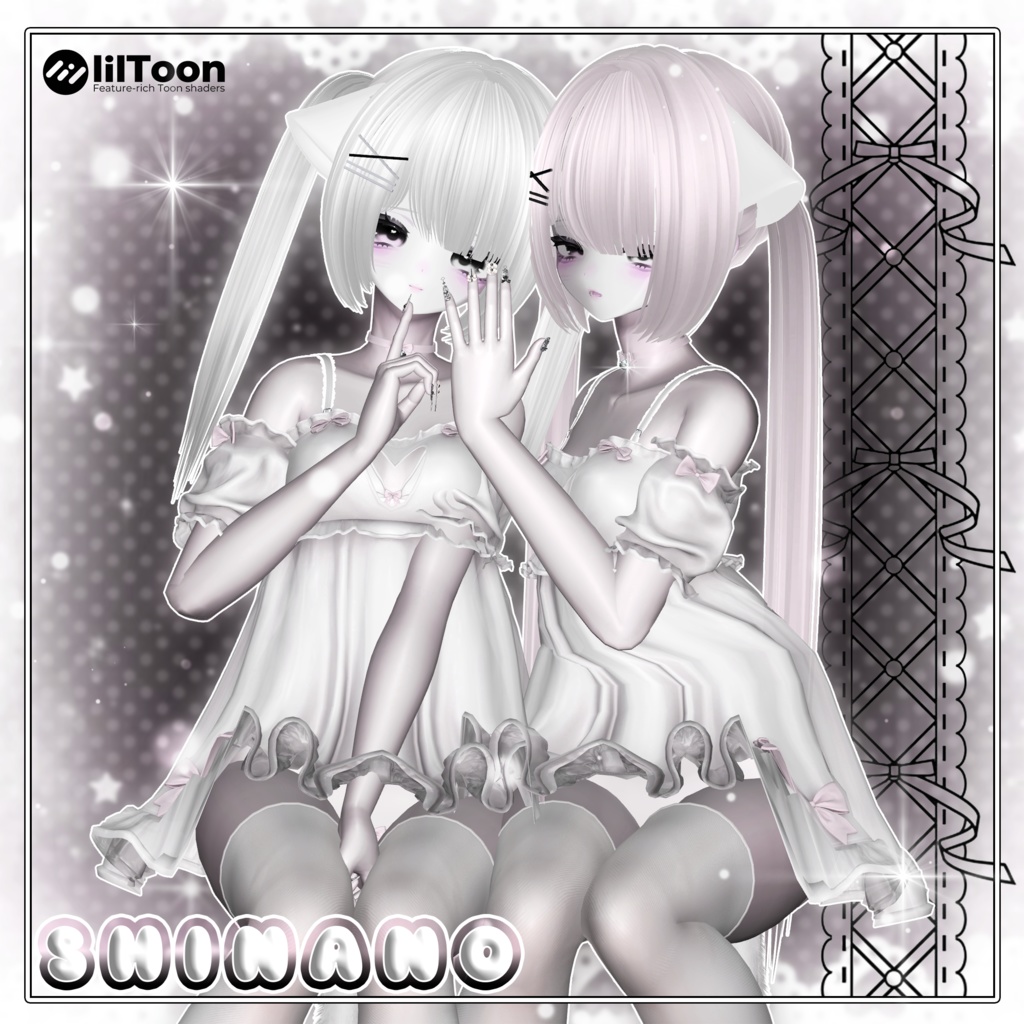 【𐙚SALE】【9 avatars】【VRC想定】𐙚 Lua Hair✧づ. ◟マ