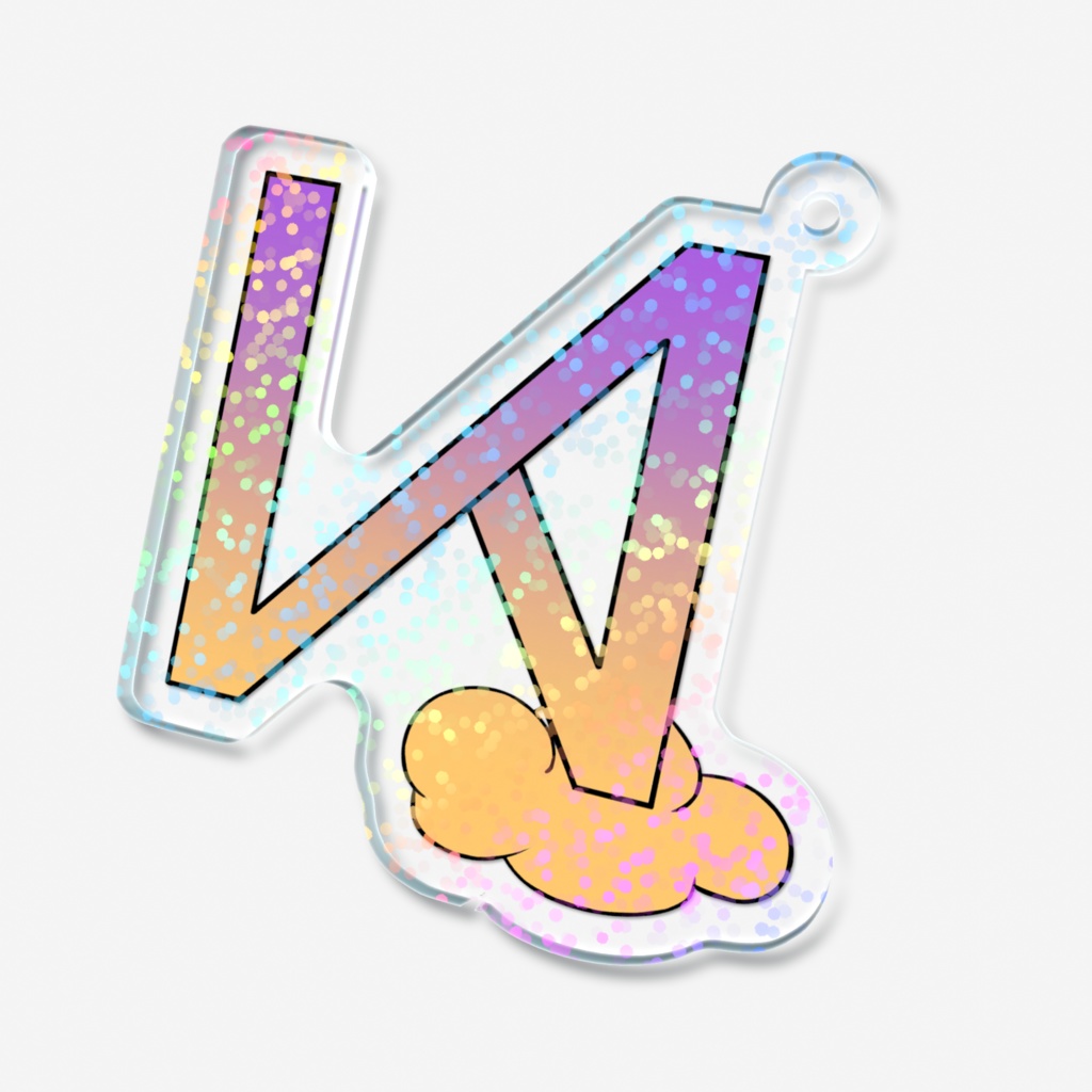 魅雲叶 誕生日記念グッズ】⚡みくもんずキラキラキーホルダー!⭐