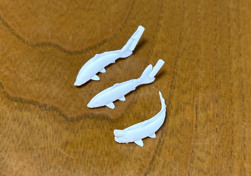錦鯉(3匹セット) ガレージキット
