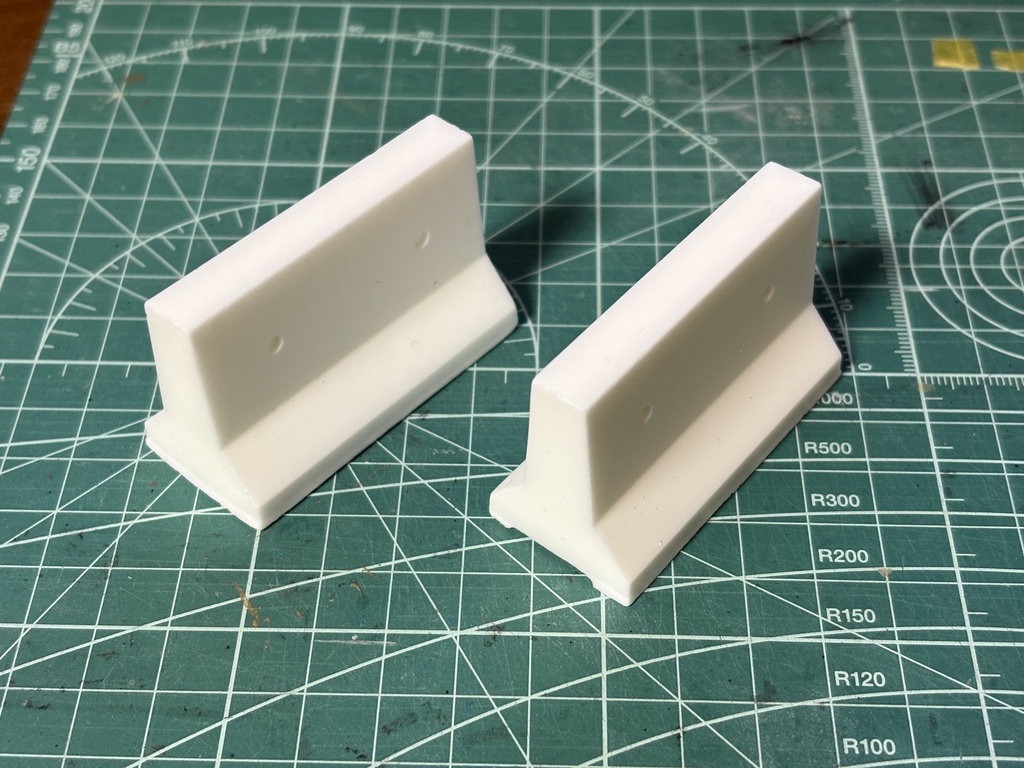 コンクリートバリア(バリケード)複製用シリコン型