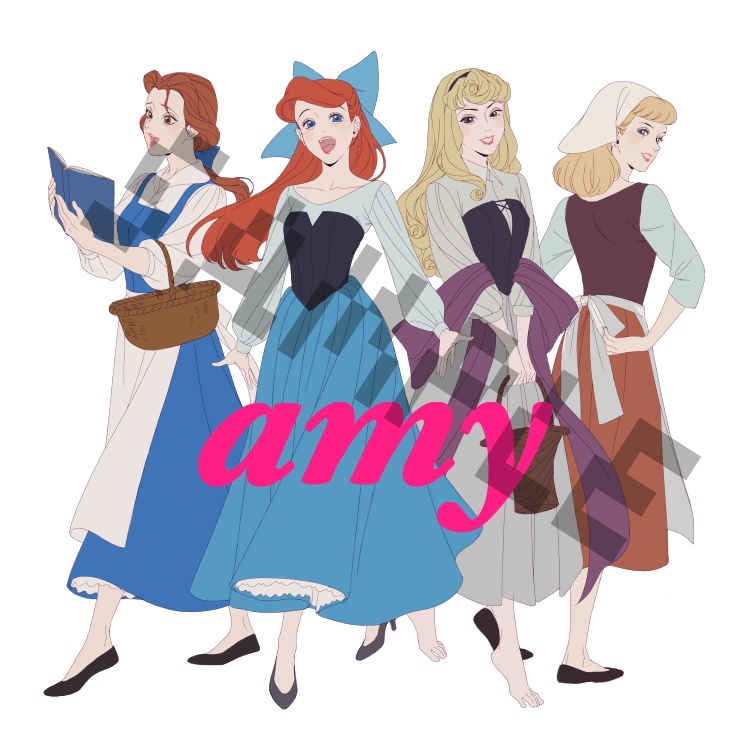 普段着プリンセスイラスト本『amy』