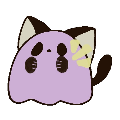 動く！twitch配信用スタンプ「おばけキャットちゃんズ」