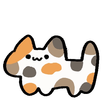 twitchスタンプ/Twitch emote ぽよぽよ猫ちゃんズ