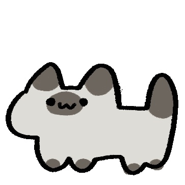 twitchスタンプ/Twitch emote ぽよぽよ猫ちゃんズ