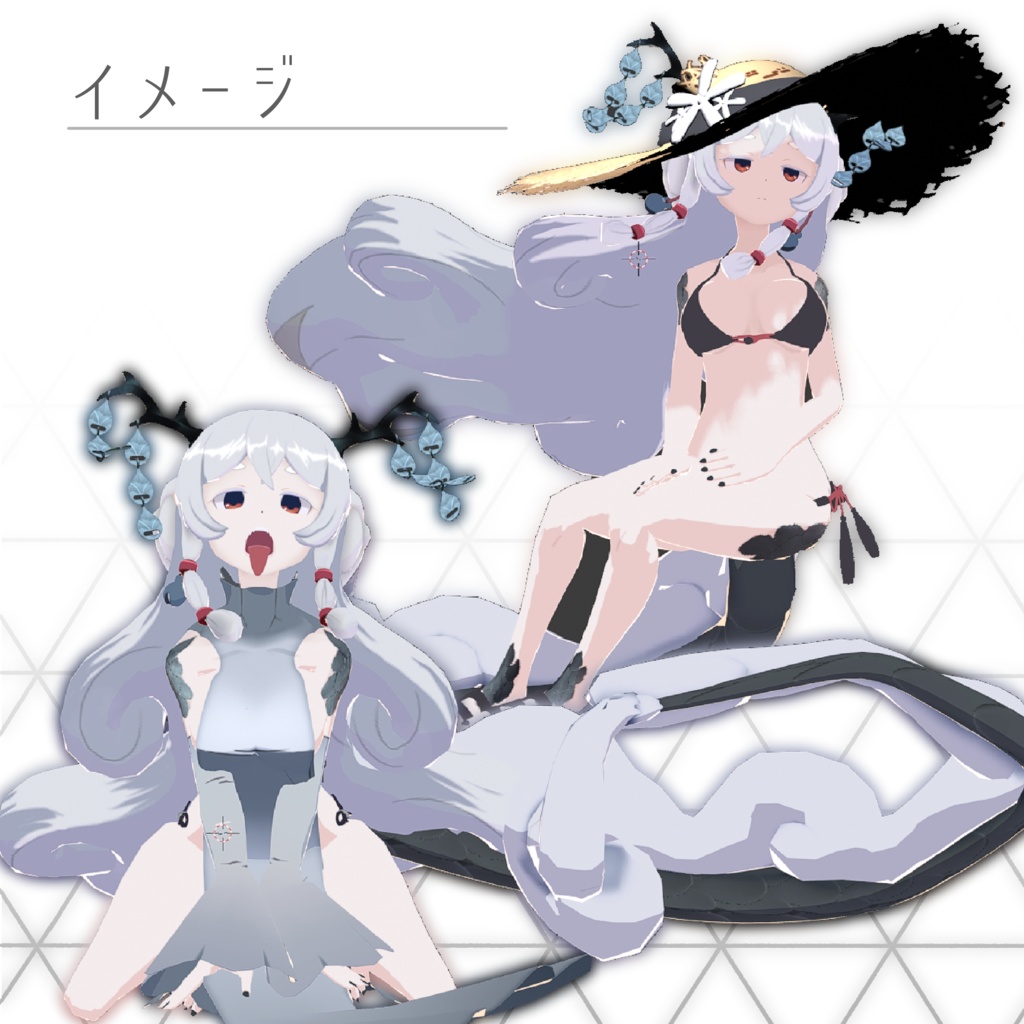 【オリジナル3Dモデル】シリュウ