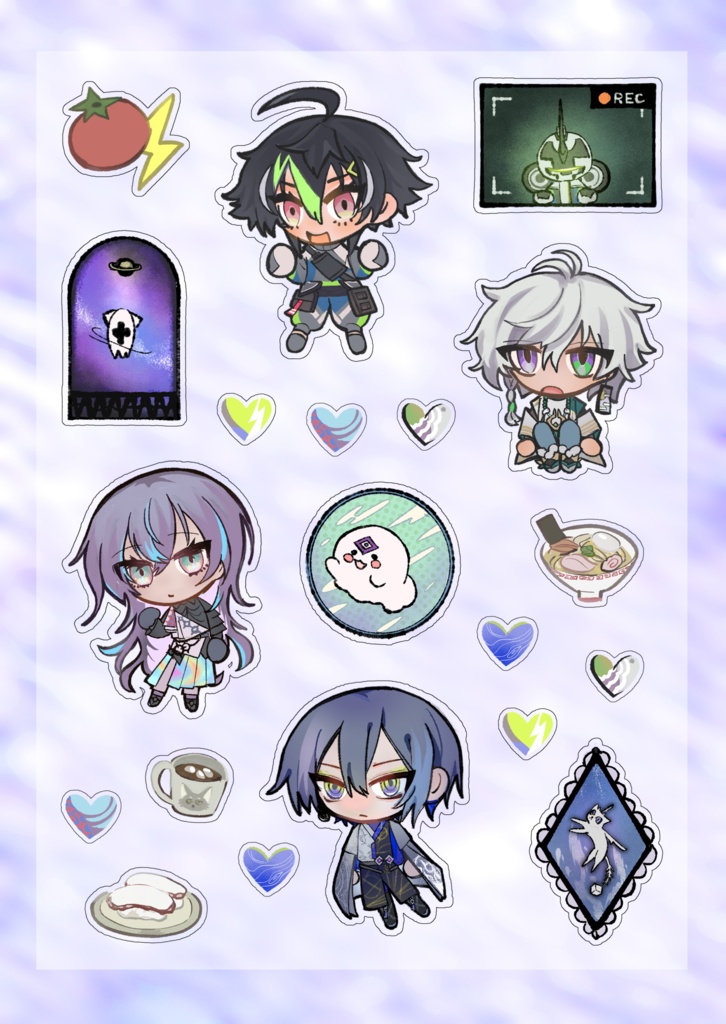 【非公式】Dytica ぷっくりシール