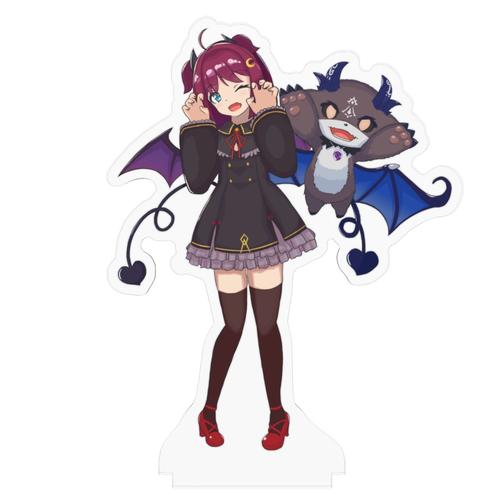 【にじさんじ】夢月ロア_でびでび・でびる_アクリルフィギュア【非公式】