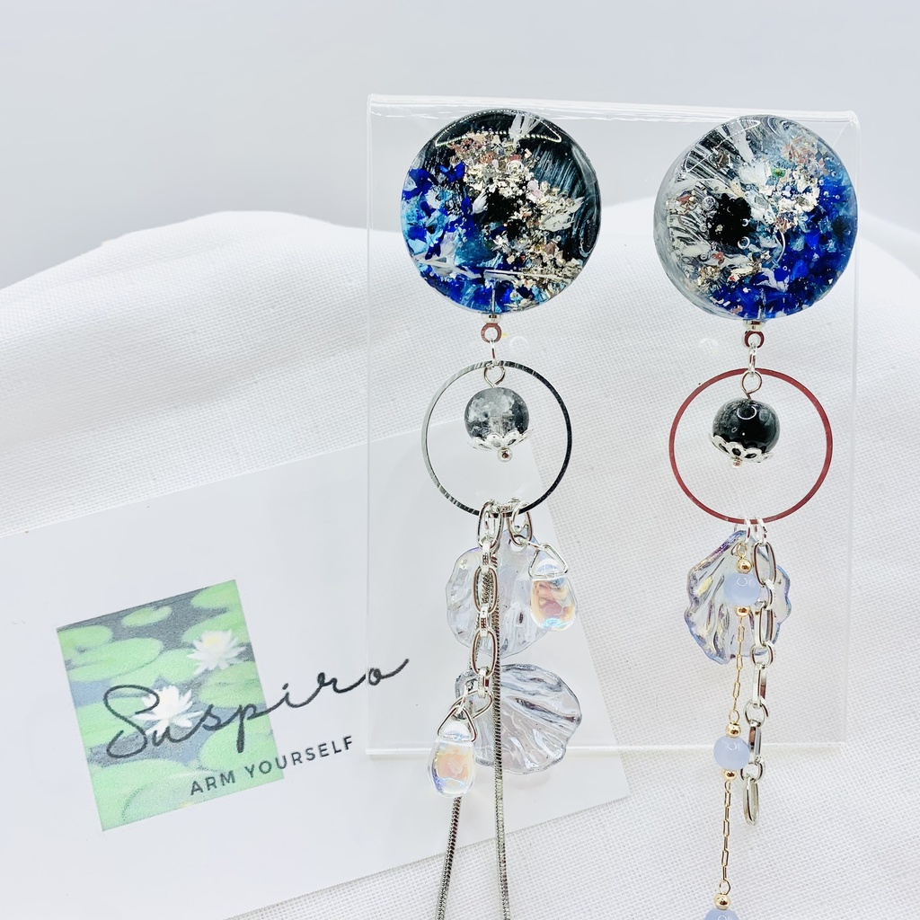 原神 ヌヴィレットイメージアクセサリー ピアスorイヤリング
