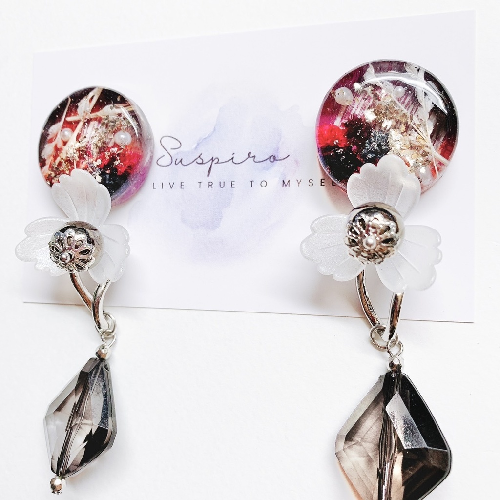 原神 アルレッキーノ/召使イメージアクセサリー ピアスorイヤリング