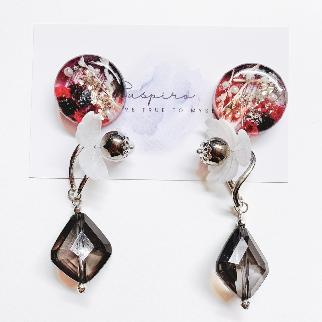 原神 アルレッキーノ/召使イメージアクセサリー ピアスorイヤリング