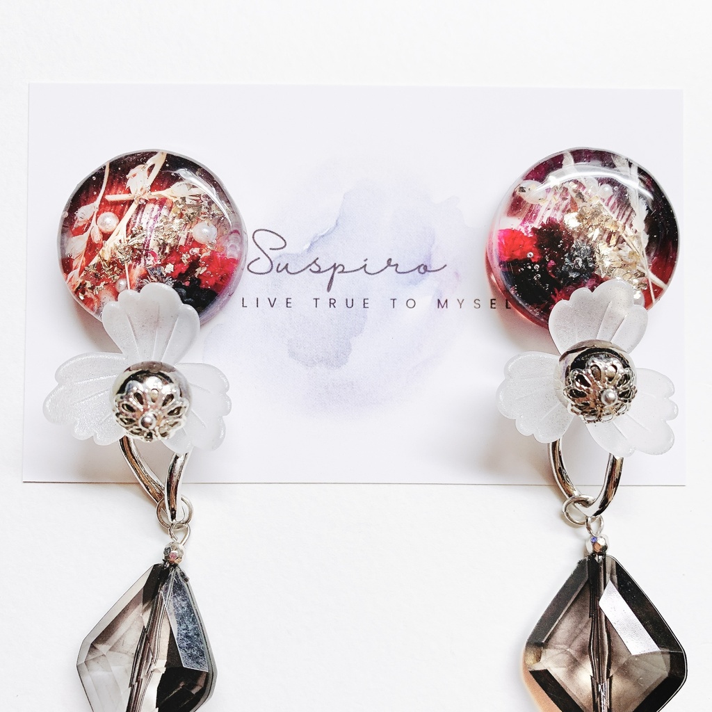 原神 アルレッキーノ/召使イメージアクセサリー ピアスorイヤリング