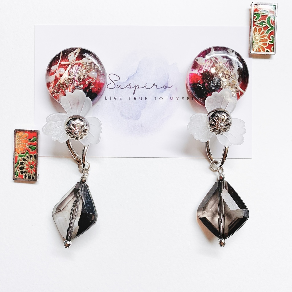 原神 アルレッキーノ/召使イメージアクセサリー ピアスorイヤリング