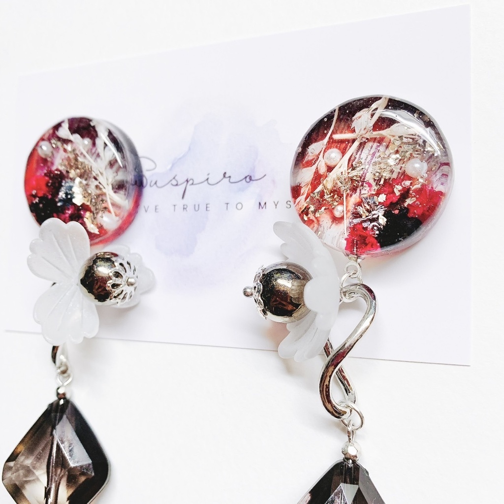 原神 アルレッキーノ/召使イメージアクセサリー ピアスorイヤリング