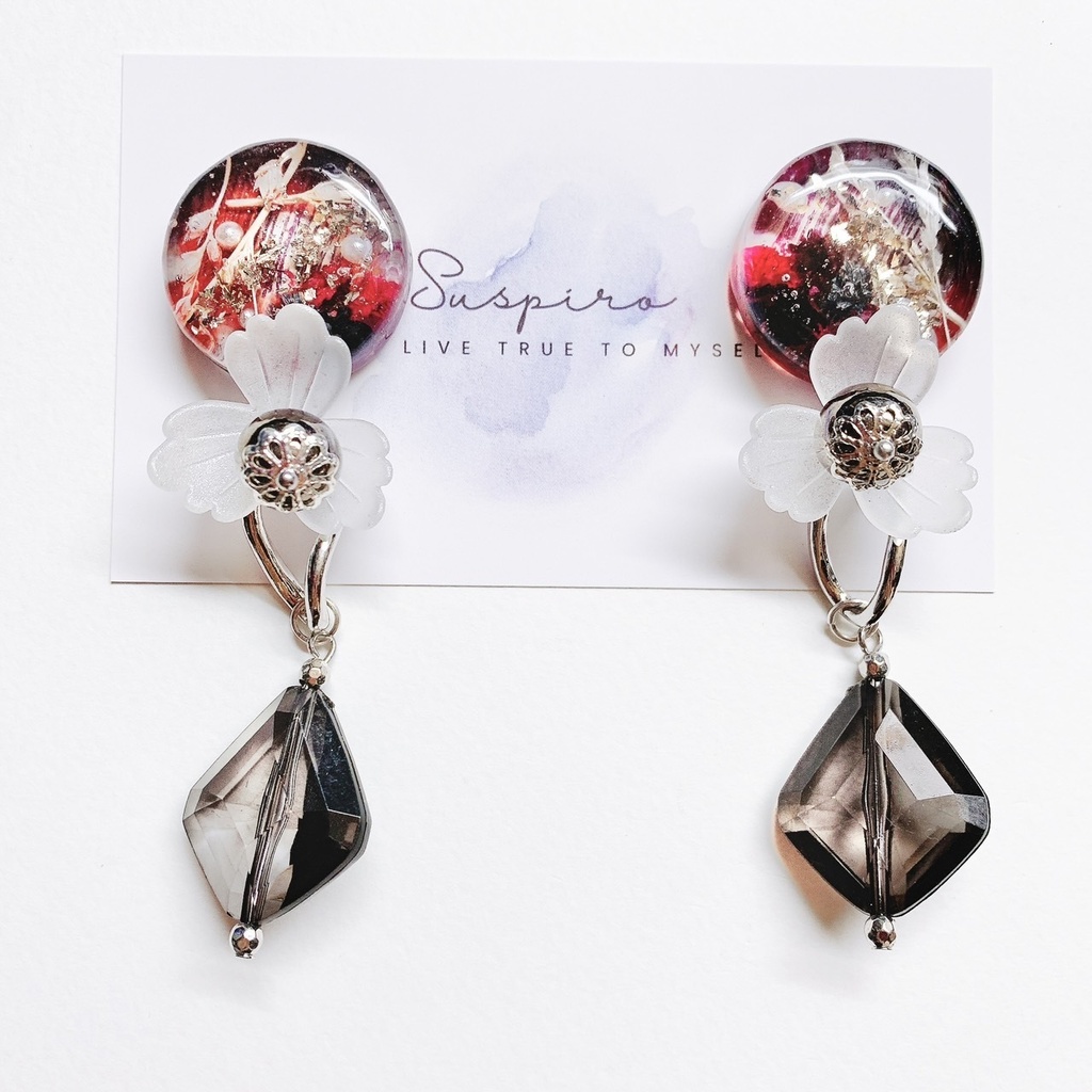 原神 アルレッキーノ/召使イメージアクセサリー ピアスorイヤリング