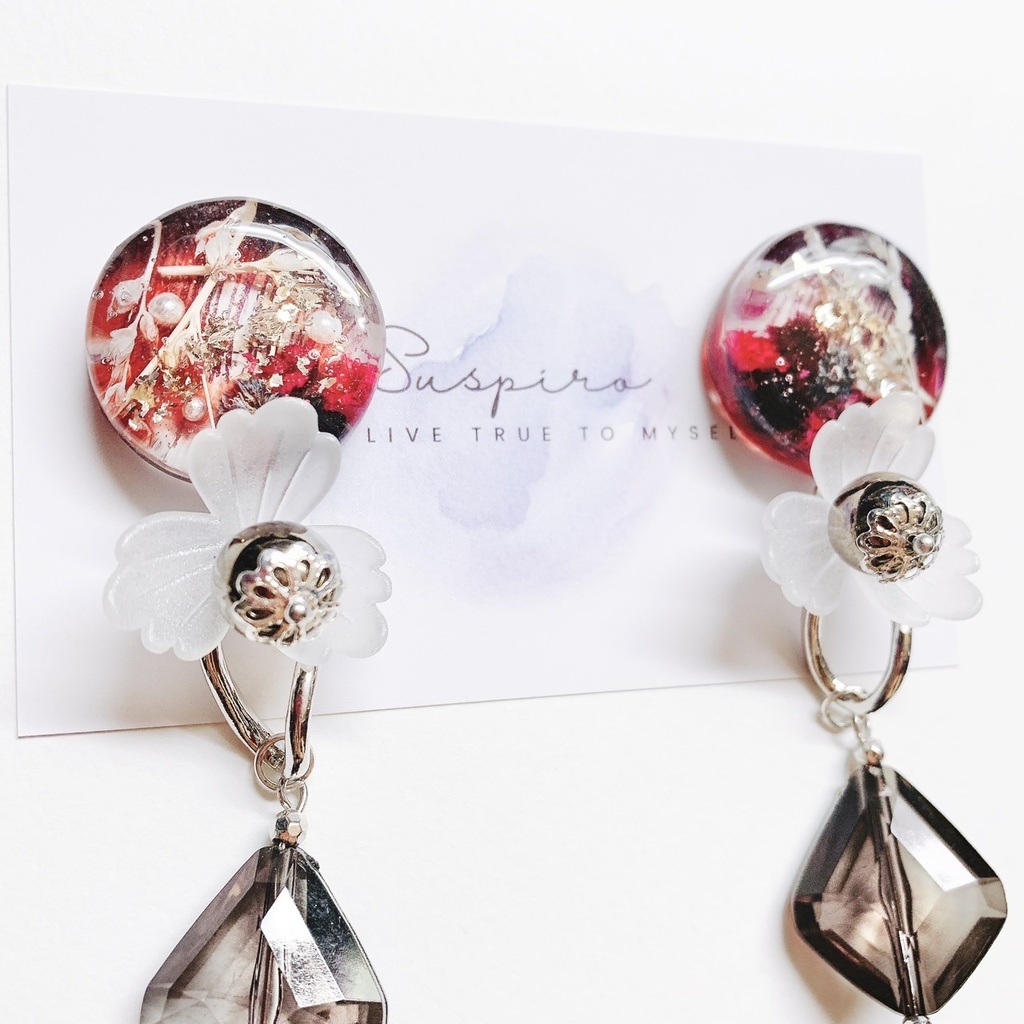 原神 アルレッキーノ/召使イメージアクセサリー ピアスorイヤリング