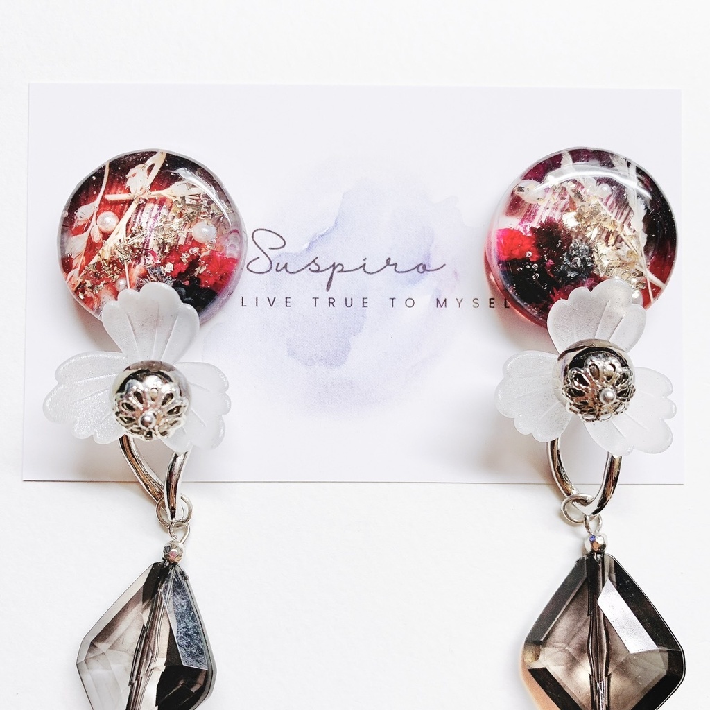 原神 アルレッキーノ/召使イメージアクセサリー ピアスorイヤリング