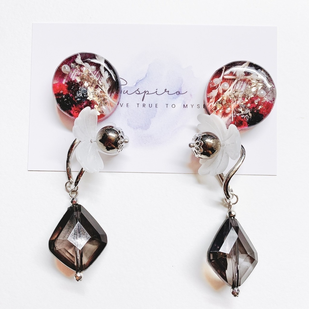 原神 アルレッキーノ/召使イメージアクセサリー ピアスorイヤリング