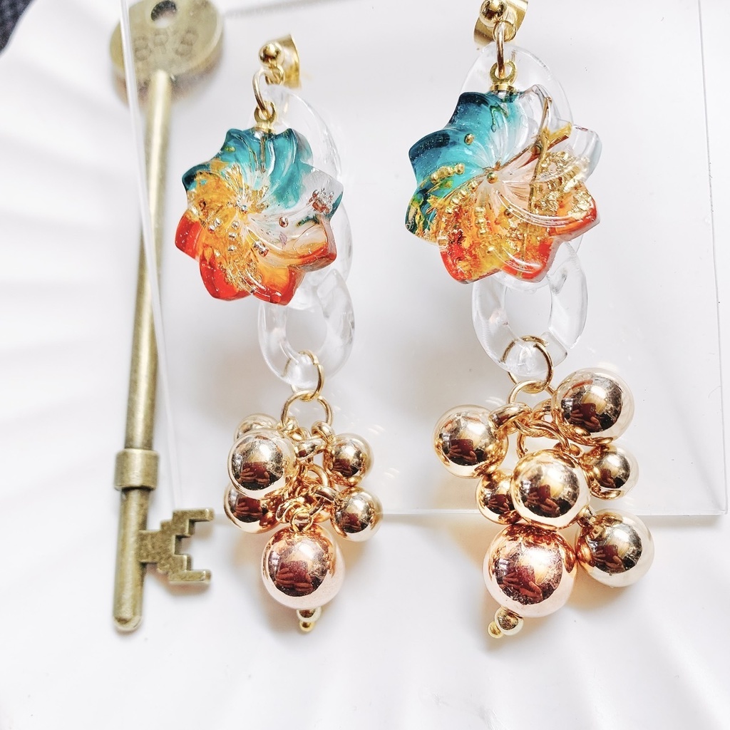 魁星モチーフアクセサリー ピアスorイヤリング