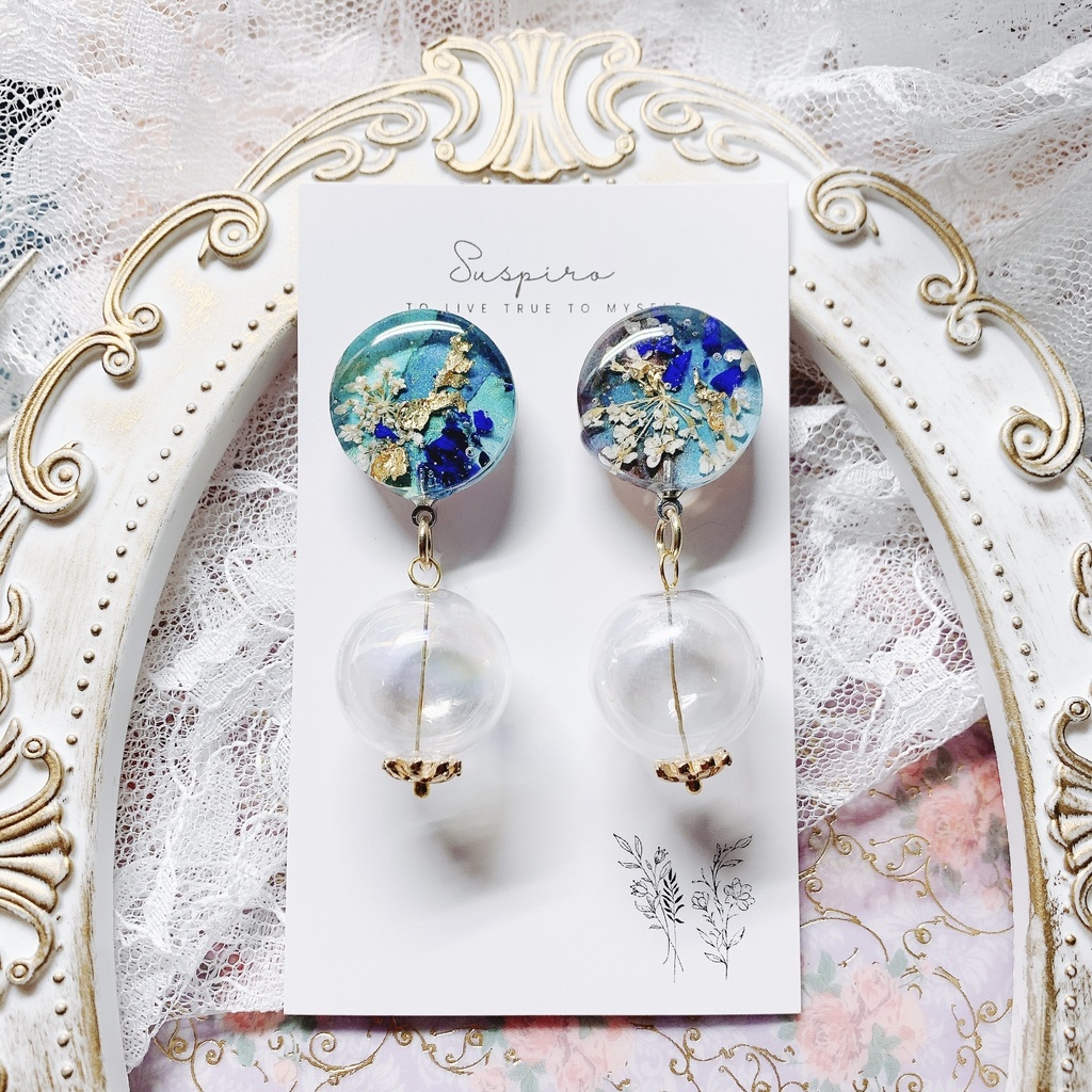  【原神】　ヌヴィレット　モチーフアクセサリー　ピアスORイヤリング