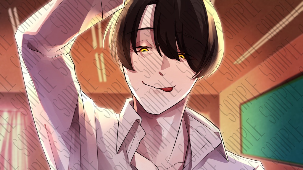 サムネ向け男性イラスト2枚組