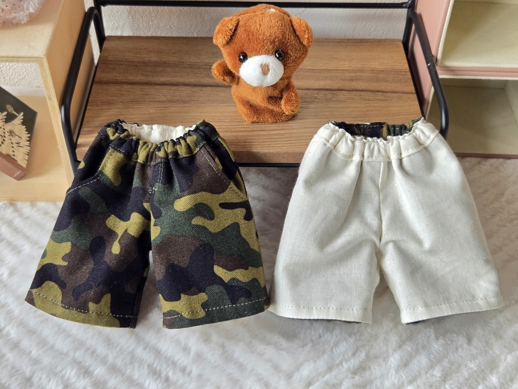 【1/4】迷彩柄ハーフパンツ