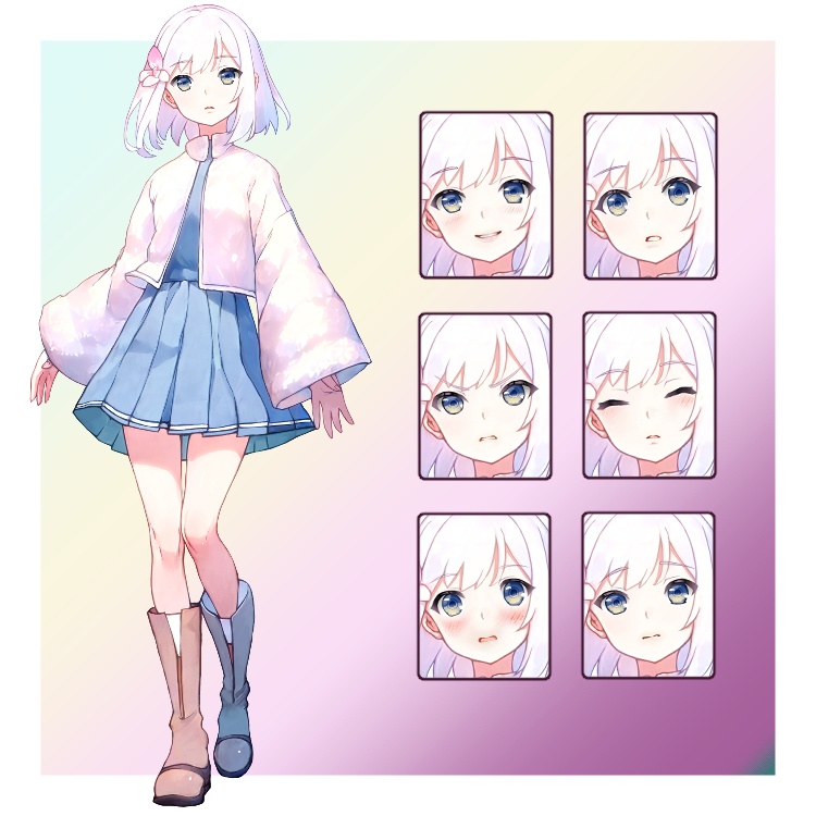 春先の子(表情7種)