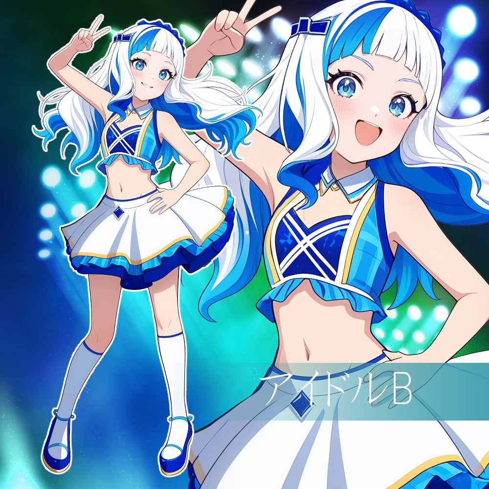 アイドルB-表情10種