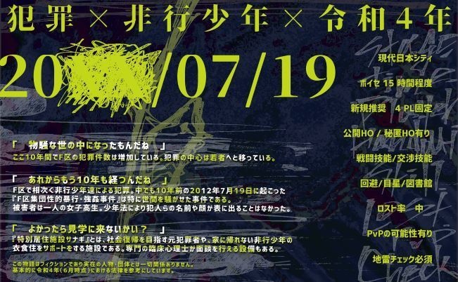 クトゥルフ神話TRPG『 in pupa 』 SPLL:E108299