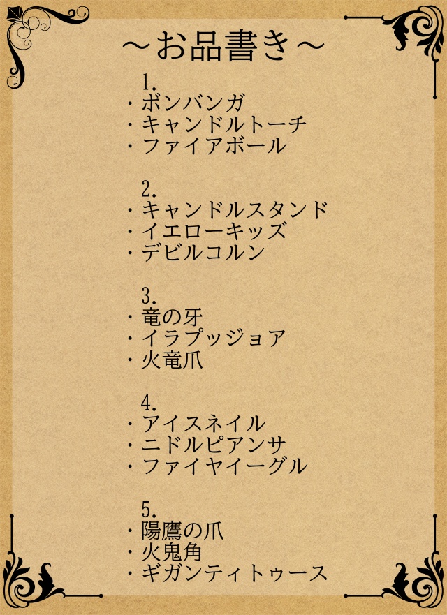 創作の種屋さん:創作設定資料集・アカガラシセット#1