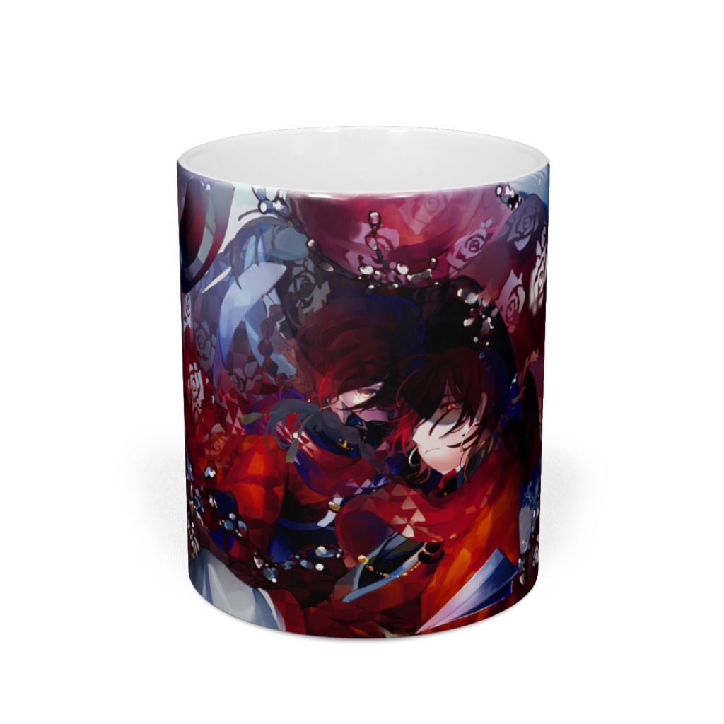 群青歌みたマグカップ(人物有り)