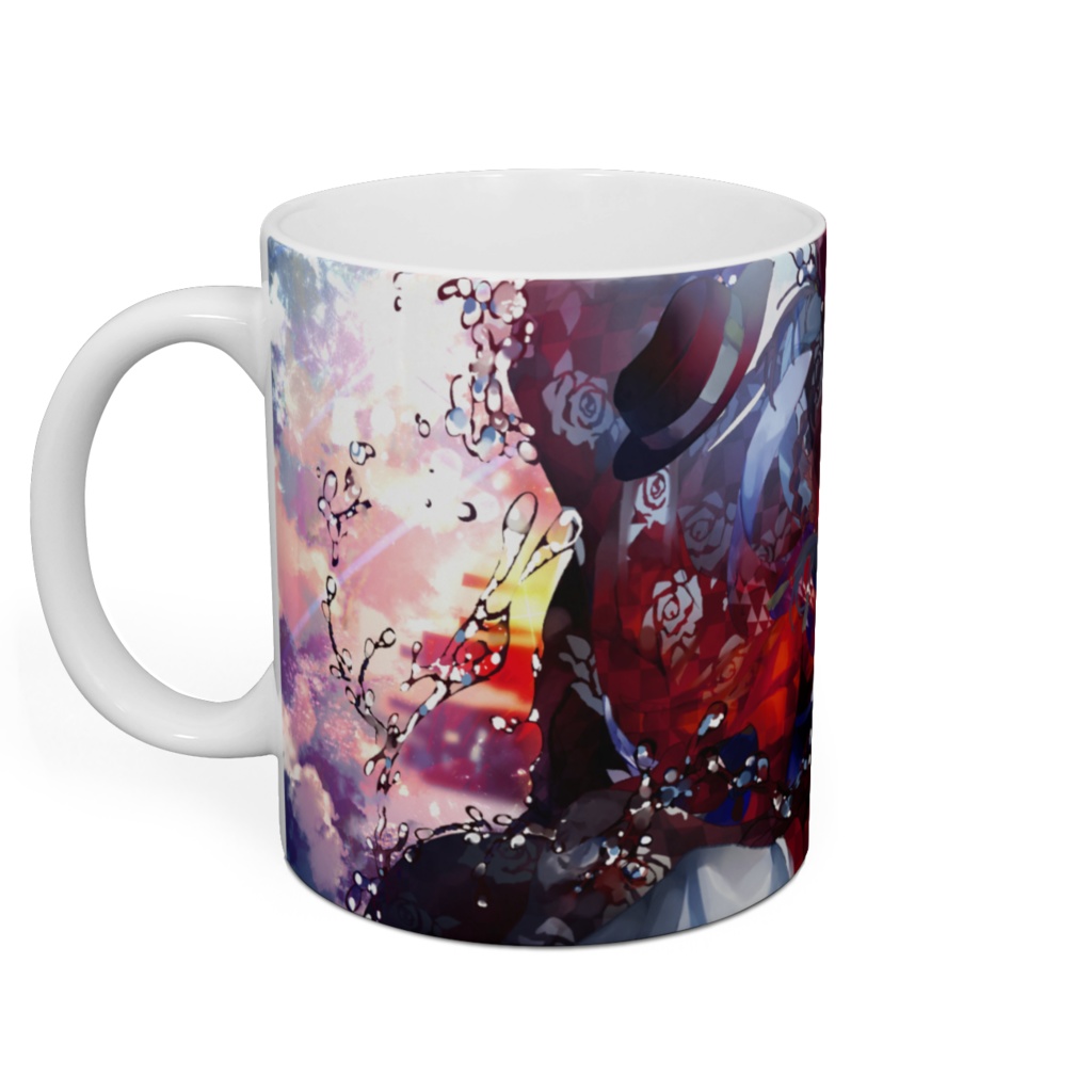 群青歌みたマグカップ(人物有り)