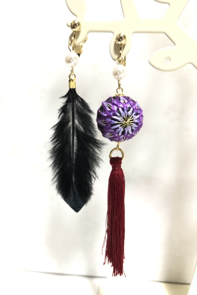 烏天狗紺炉・イヤリング