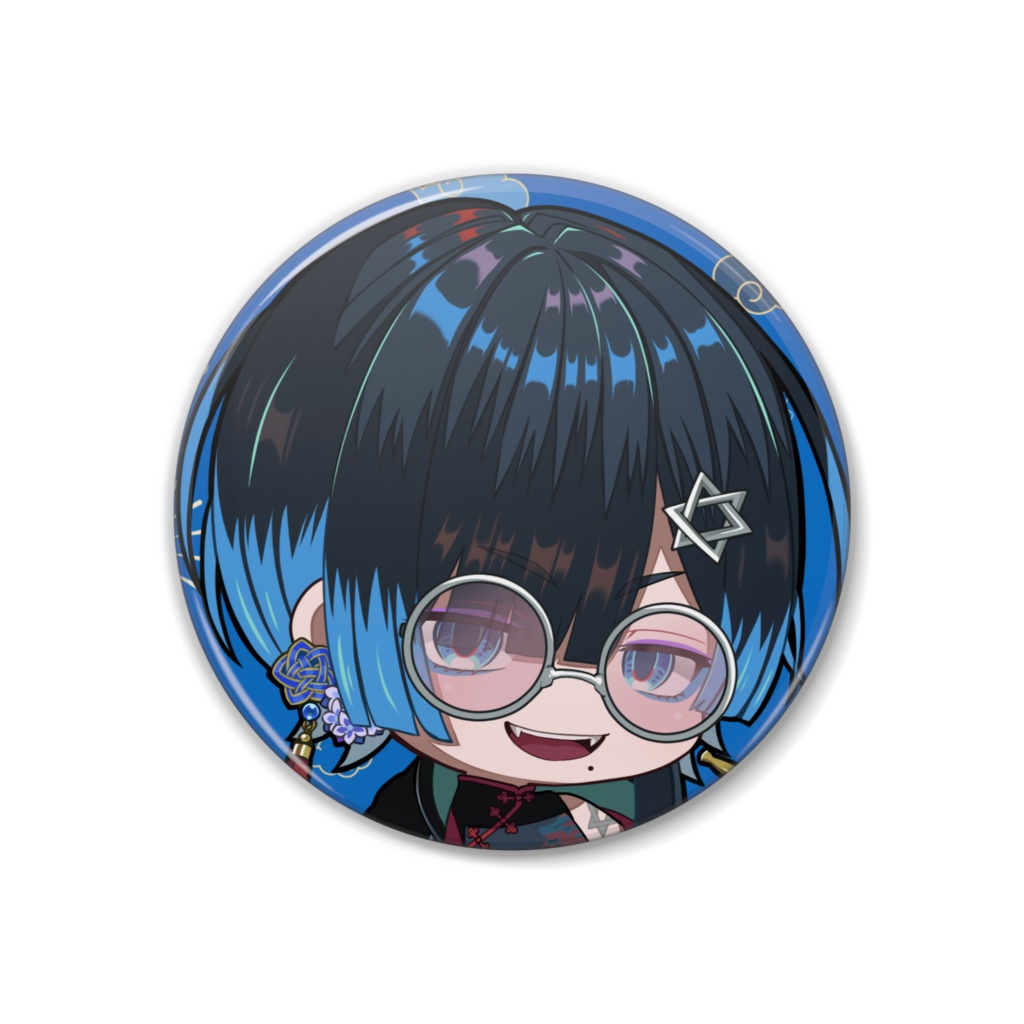 狐ノみろく。缶バッジ人C1