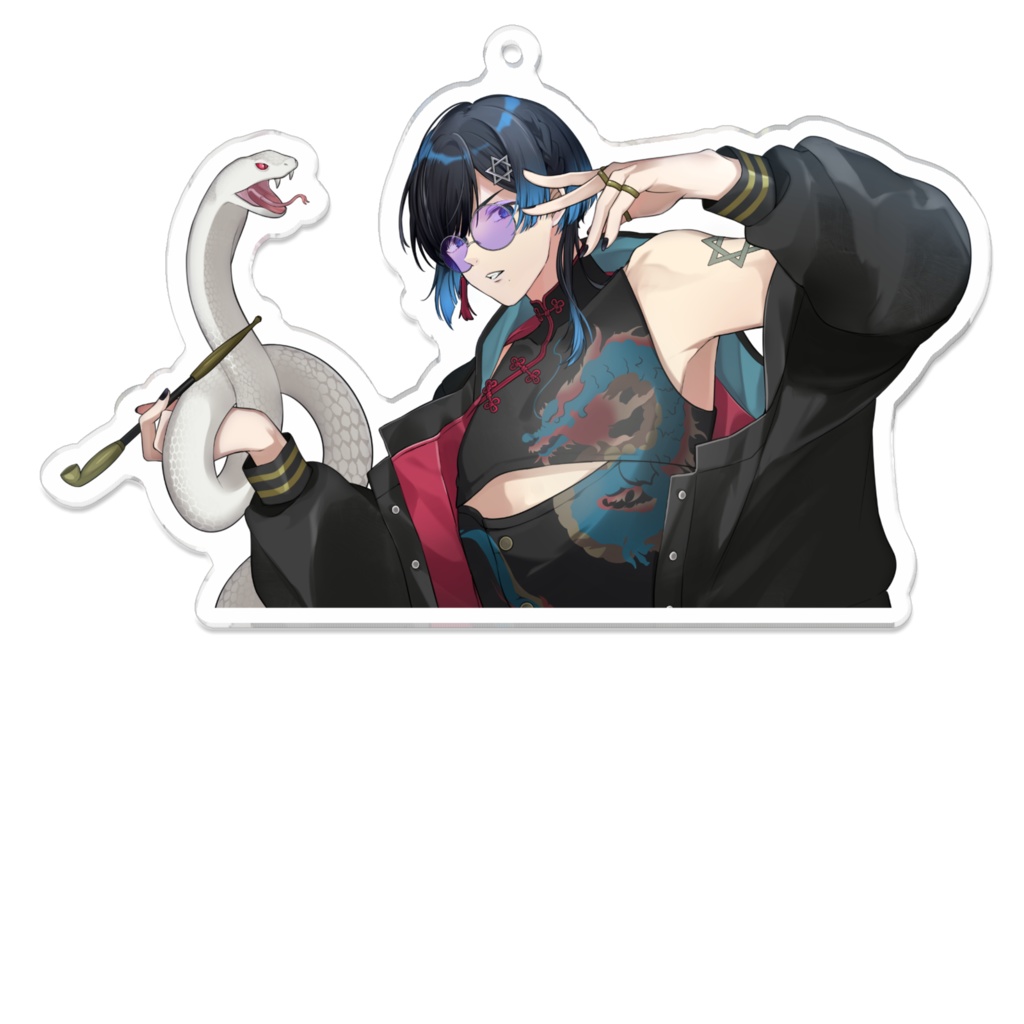 狐ノみろく。アクリルキーホルダー_cb