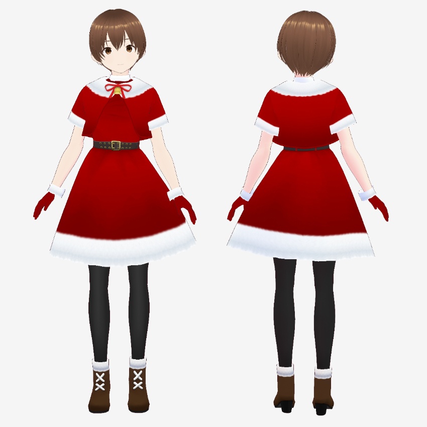 【FREE/無料】クリスマス&トナカイ衣装【VRoid Texture】