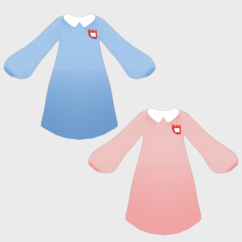 【FREE/無料】幼稚園スモック【VRoid Texture】