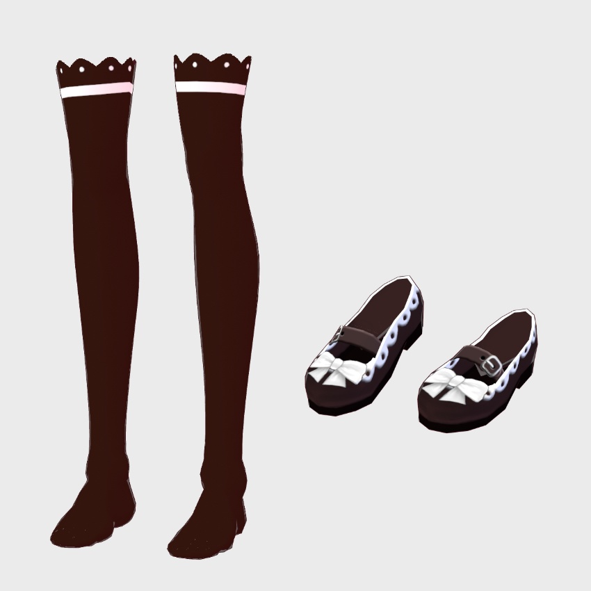 【FREE/無料】エプロンドレス【VRoid Texture】