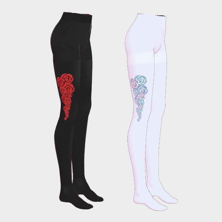 【FREE/無料】バラワンピース【VRoid Texture】