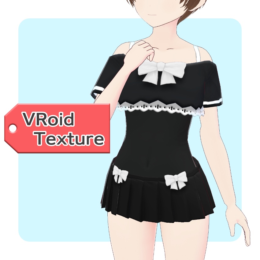 ワンピース水着セット Vroid Texture V1 0 Hulaflatworks Booth ワンピース水着セット Vroid Texture V1 0 Hulaflatworks Booth