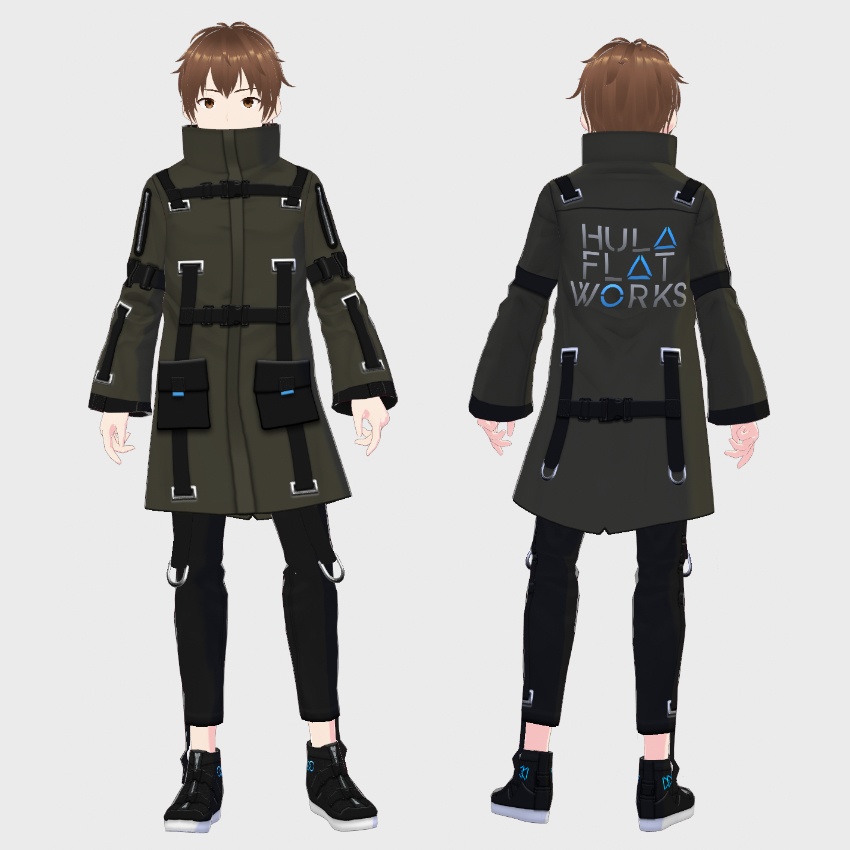 【FREE/無料】タクティカルジャケット【VRoid Texture】