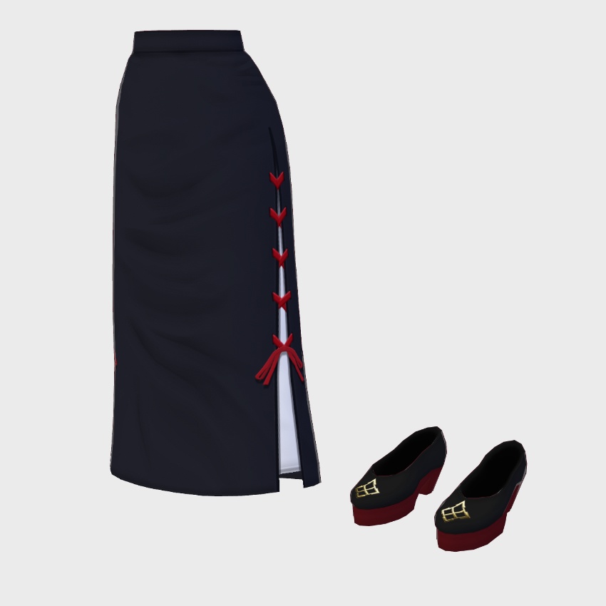 【FREE/無料】チャイナドレス【VRoid Texture】