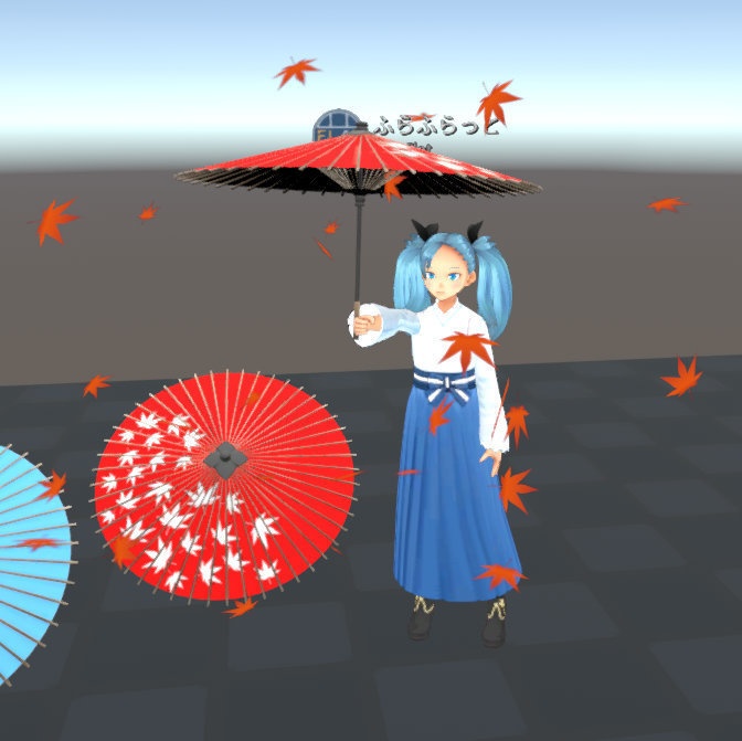 【Free Download】和傘【cluster用アイテム】
