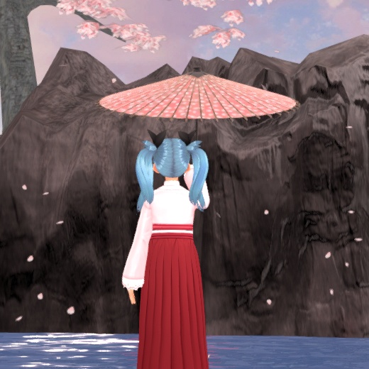 【Free Download】和傘【cluster用アイテム】