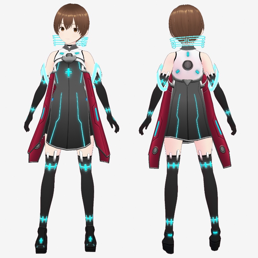 【FREE/無料】サイバーウェア Ver4【VRoid用テクスチャ】