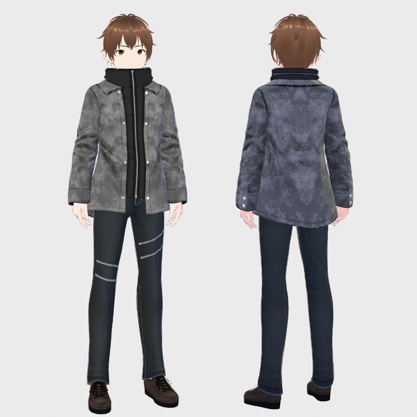 【FREE/無料】柄シャツ【VRoid Texture】