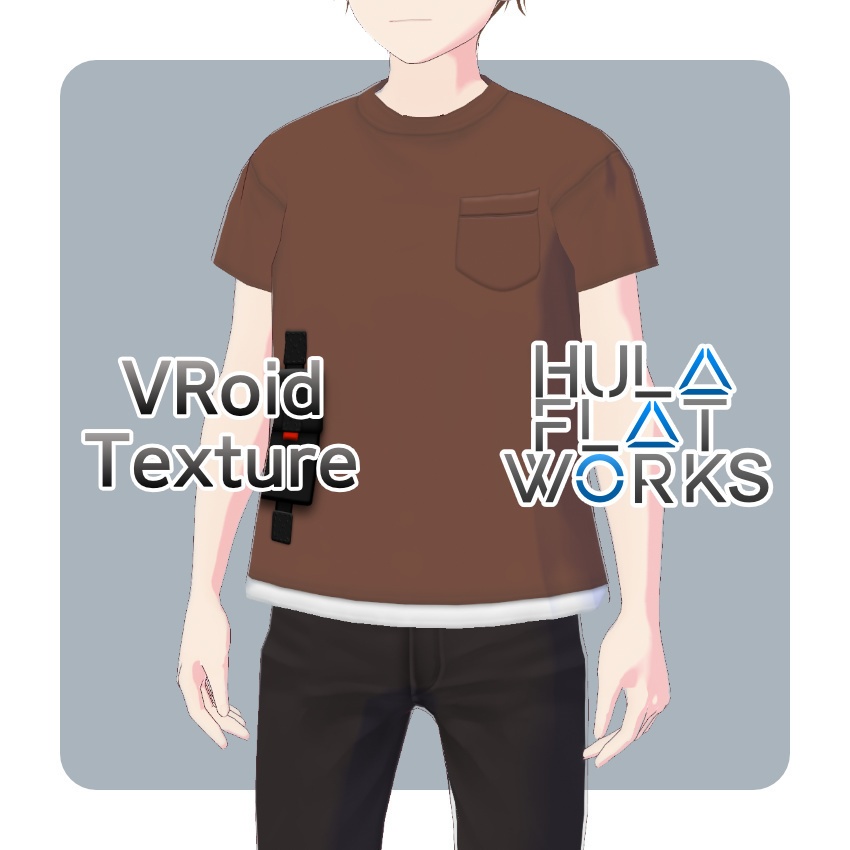【FREE/無料】Tシャツ【VRoid Texture】