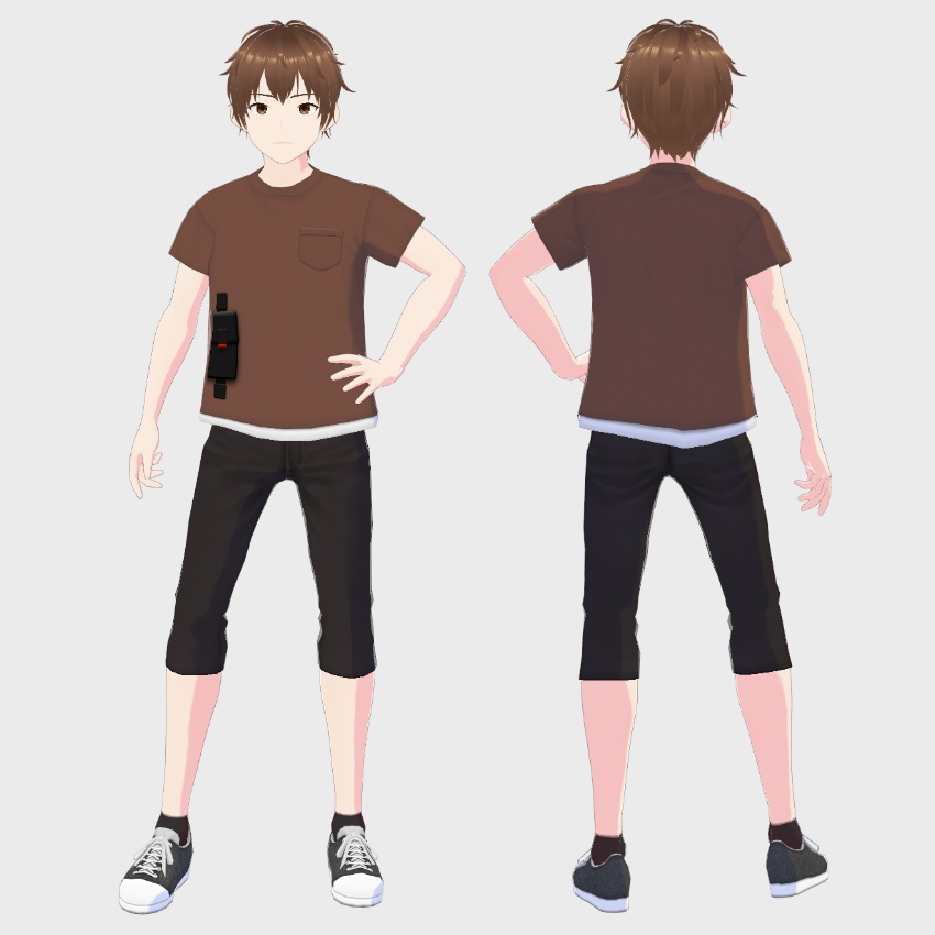 【FREE/無料】Tシャツ【VRoid Texture】