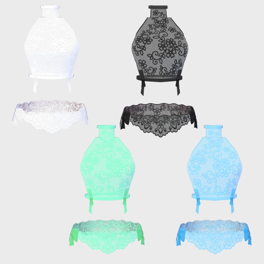 【FREE/無料】レース水着【VRoid Texture】