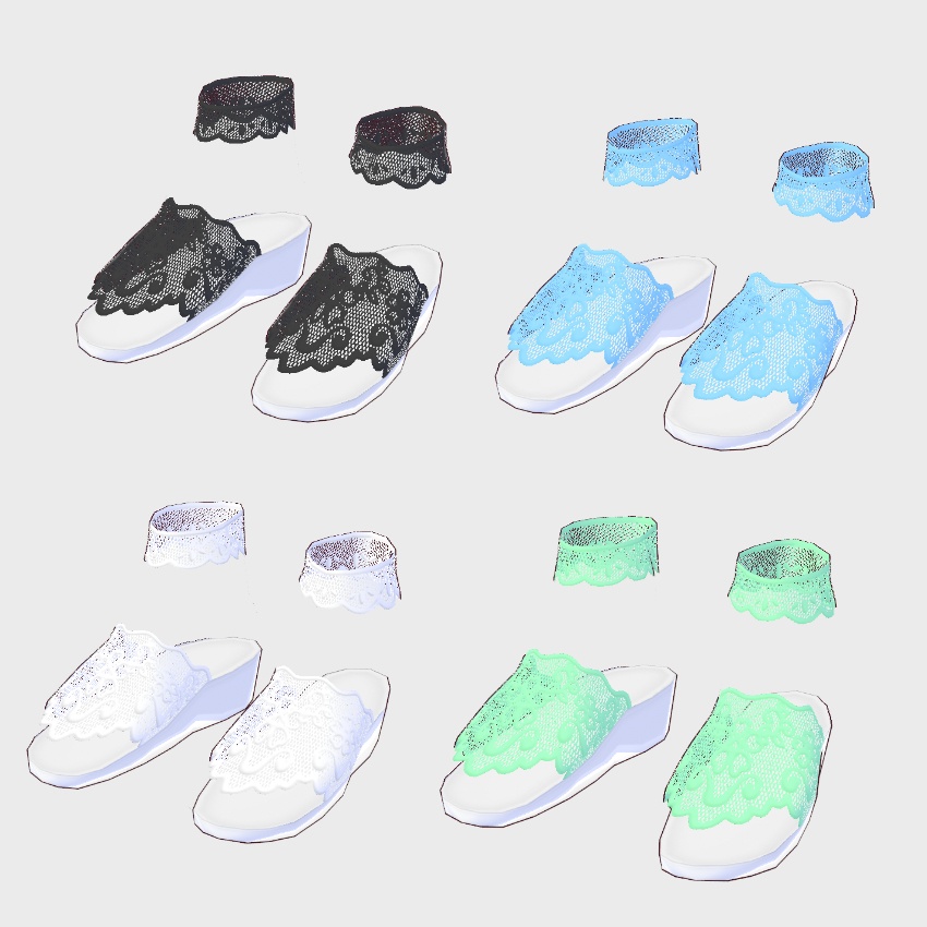 【FREE/無料】レース水着【VRoid Texture】