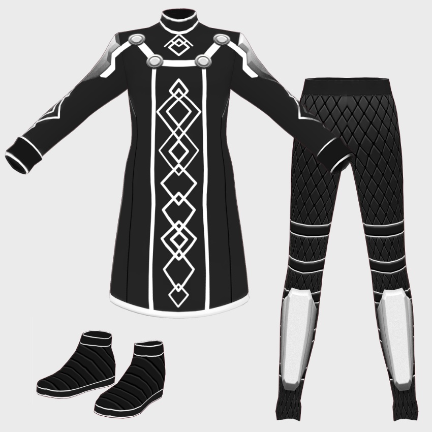 【FREE/無料】サイバーコート【VRoid Texture】